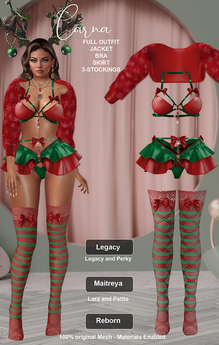 Second Life Marketplace - Son!a-Edge Carna vendorHud Full outfit - Xmas